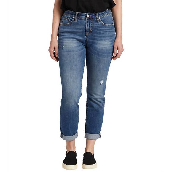 NEW JAG carter mid rise girlfriend jean in everton blue - Picture 1 of 3
